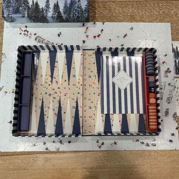 Gray Malin Puzzle 🧩 Backgammon Collection, Set of 2 Collectible - Picture 6 of 15